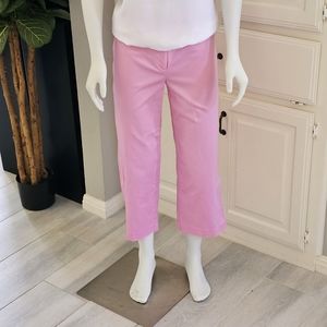 New and unworn, bubblegum pink crop pants / capris size 12